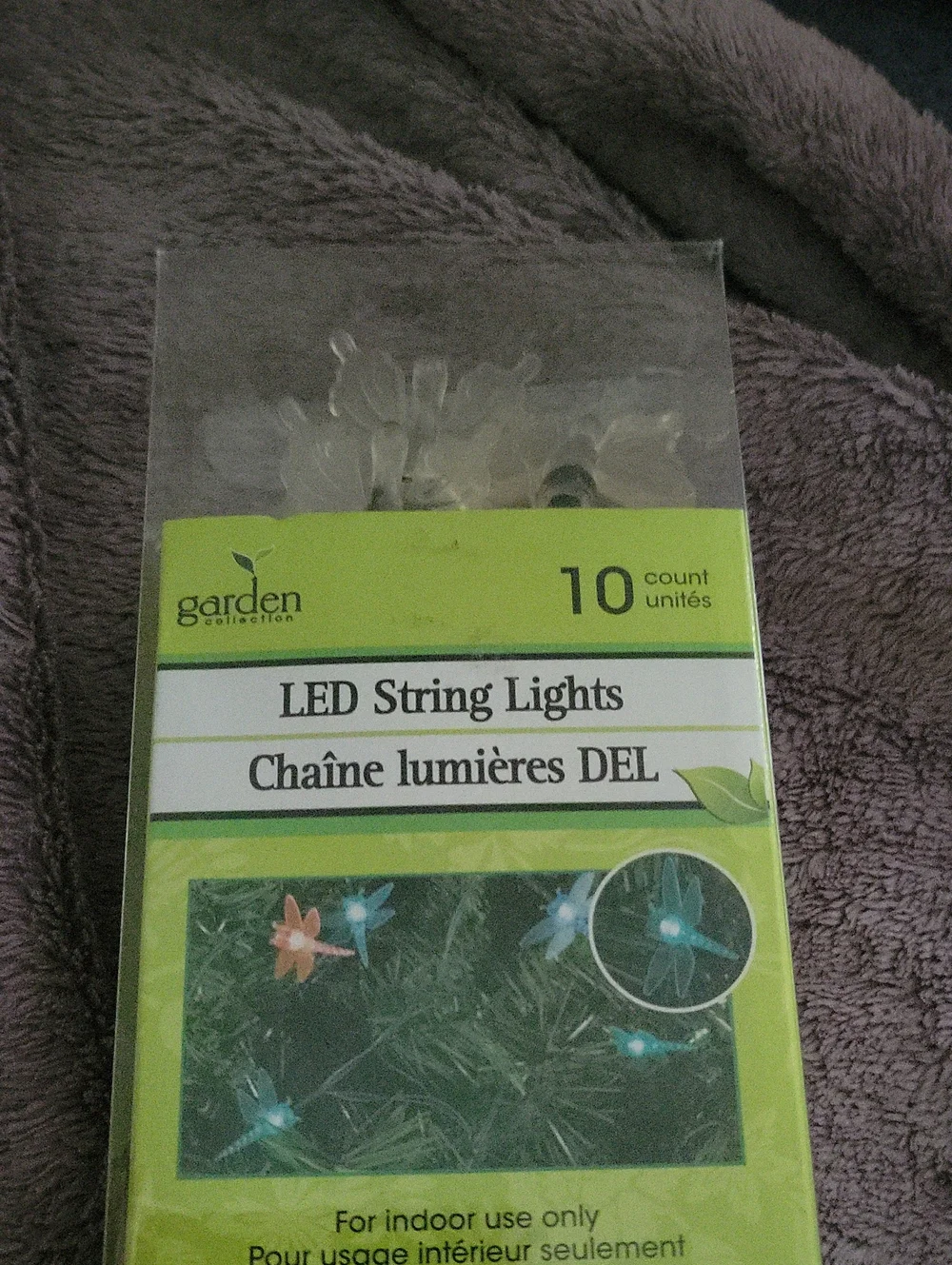 Garden Collection LED String Lights - Butterflys White Floral